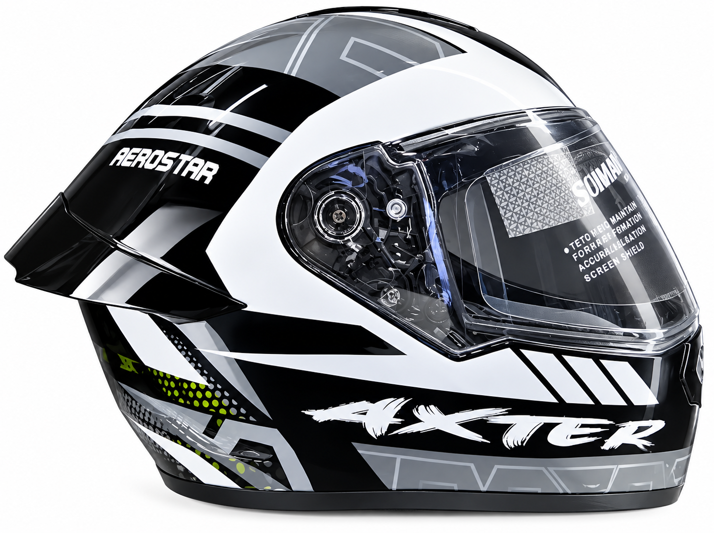 CASQUE AEROSTAR AXTER - NOIR / GRIS