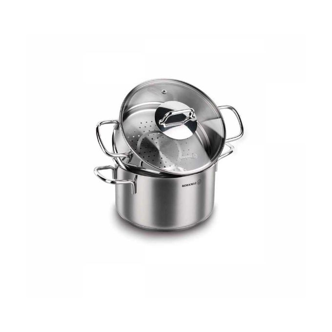 Korkmaz Couscoussier - Perla - 6,9L - Inox - A1522