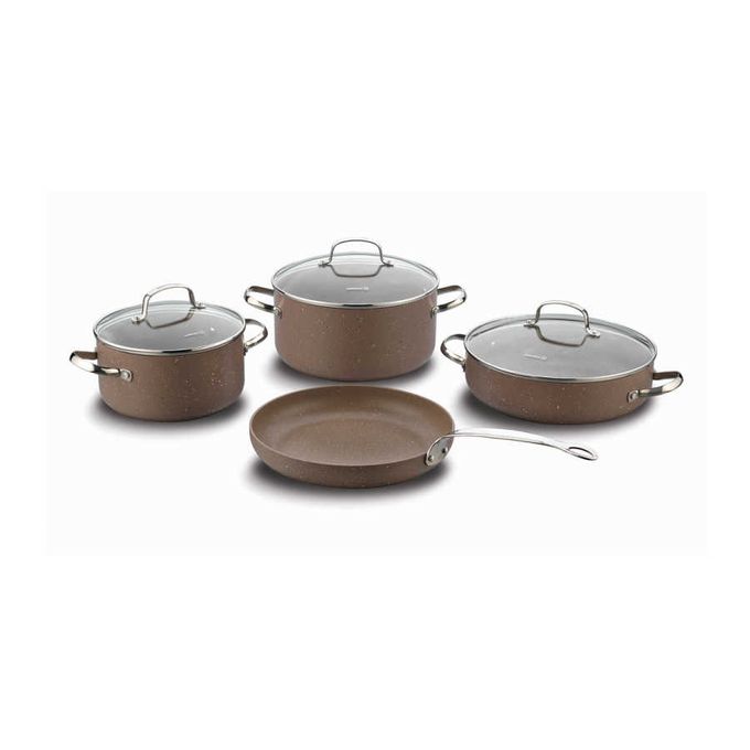 Korkmaz Batterie De Cuisine - Set de 7 pièces - Céramique - A1287