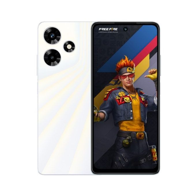 Smartphone INFINIX HOT 30 FREE FIRE 8Go 128Go - Blanc