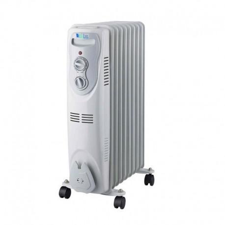 Radiateur Bain d'Huile BIOLUX RB-1502 7 Éléments 1500W - Blanc