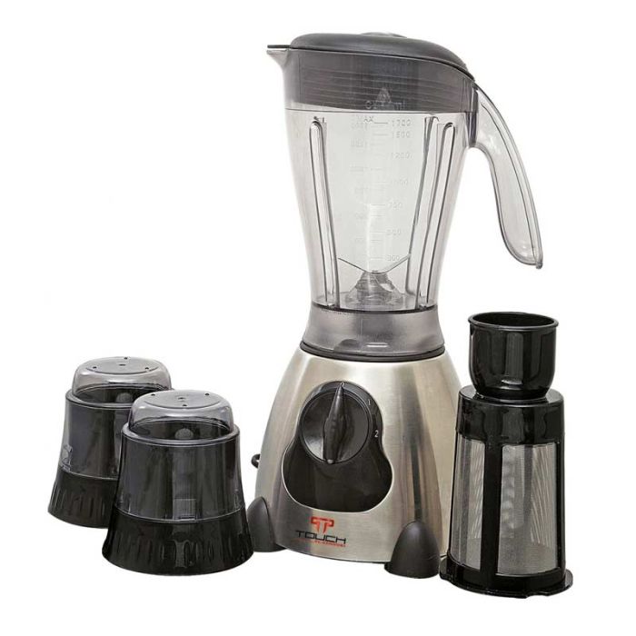 Blender TOUCH Avec Moulin et Hachoir 400W - Inox - 40501