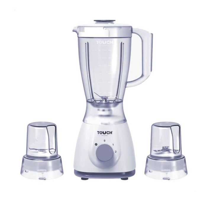 Blender TOUCH Avec Moulin et Hachoir 400W - Blanc - 40550