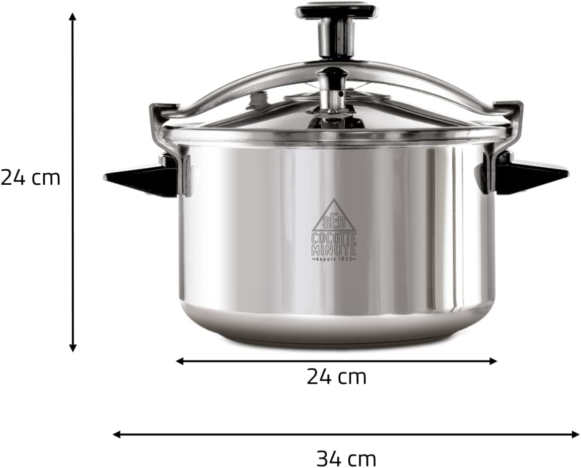 Cocotte SEB Minute A Induction 6L - Inox - Electro Chaabani vente  electromenager