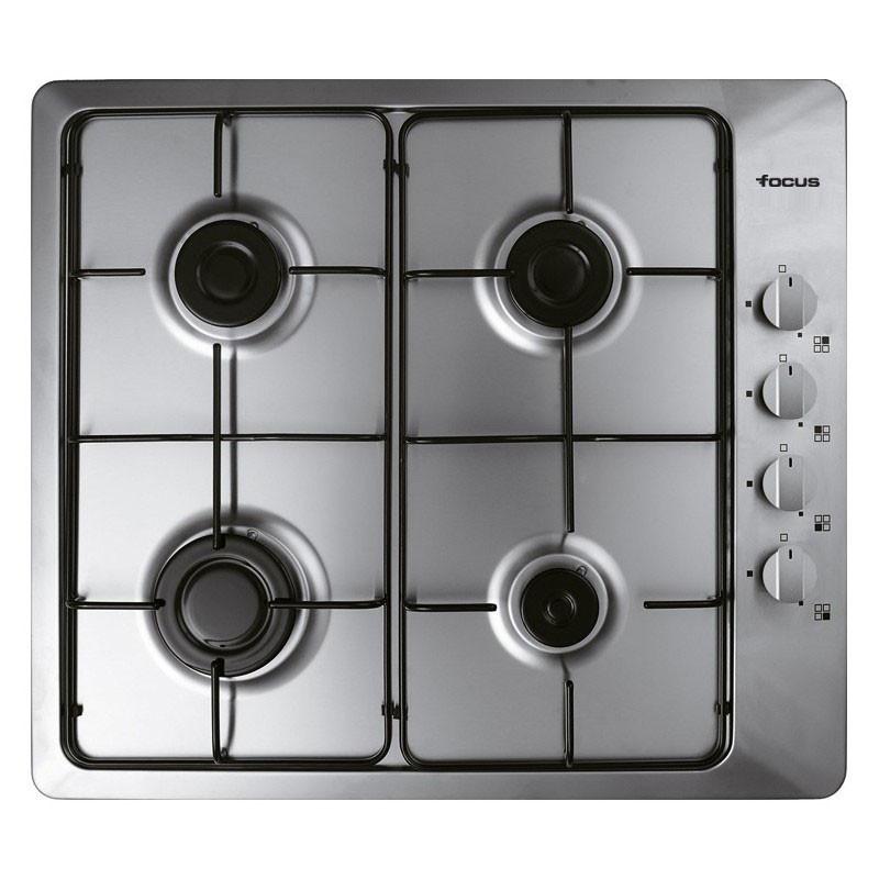 Plaque de Cuisson FOCUS F.400X 4 Feux 60 cm Inox