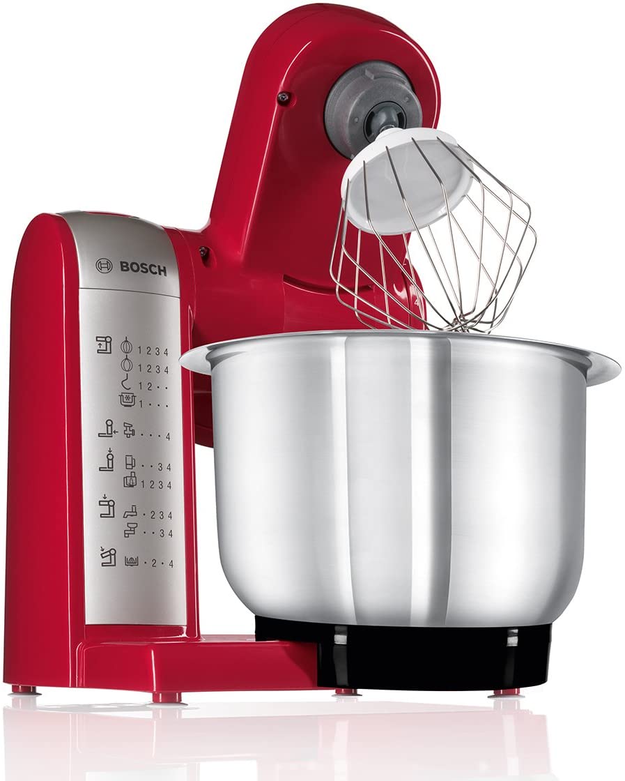 Robot Pétrin BOSCH MUM48R1 600W - Rouge