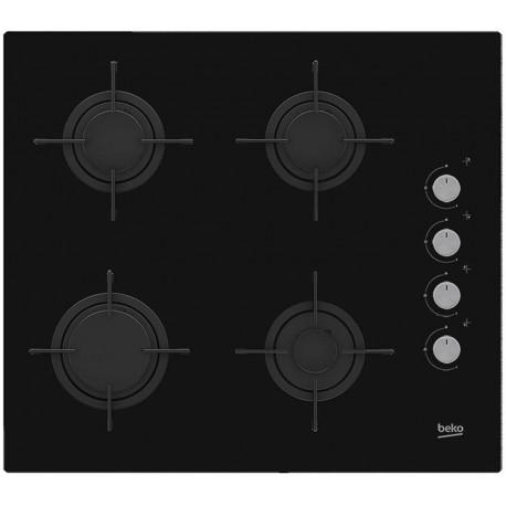 Plaque de cuisson BEKO 4 Feux  noir HILG64120S