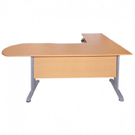 Bureau OPÉRATEUR BASE + EXTENSION LATÉRAL + RETOUR + PORTE CLAVIER BO011