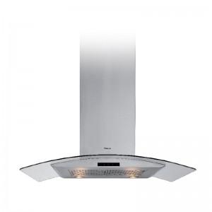 HOTTE DÉCORATIVE FOCUS LINE 90CM TACTILE INOX + VITRE SMART.9070