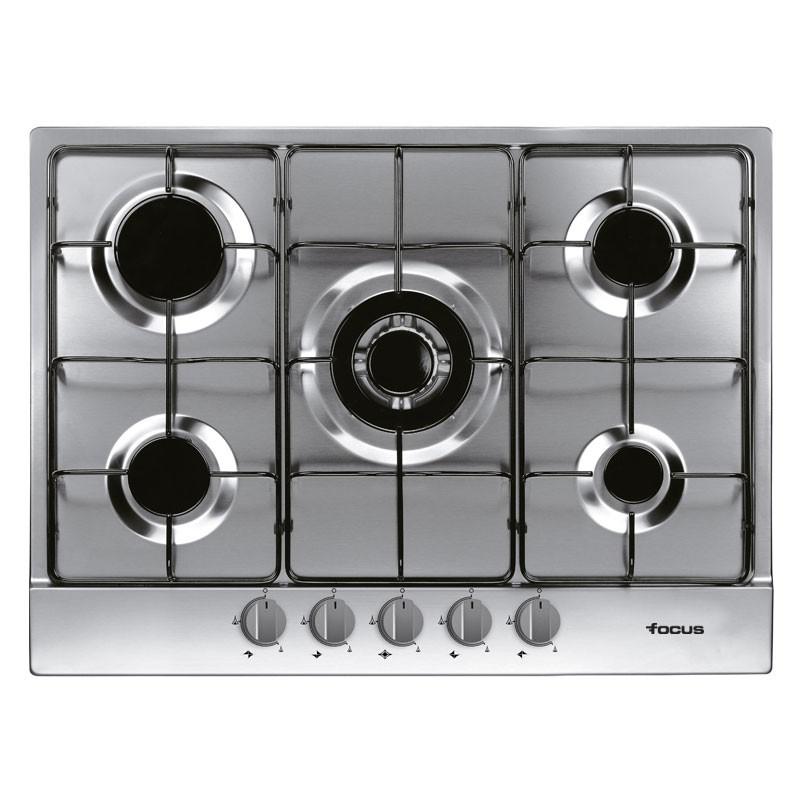 Plaque de Cuisson FOCUS F407X 5 Feux 70 cm - Inox