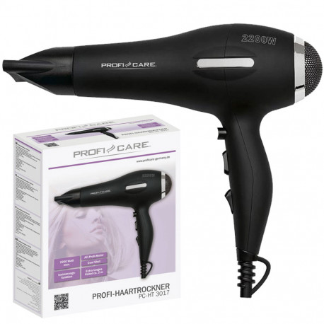 Sèche Cheveux Professionnel PROFICARE PC-HT 3017 2200W Noir