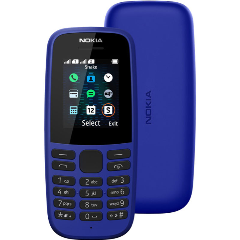 Téléphone Portable NOKIA 105 - Bleu