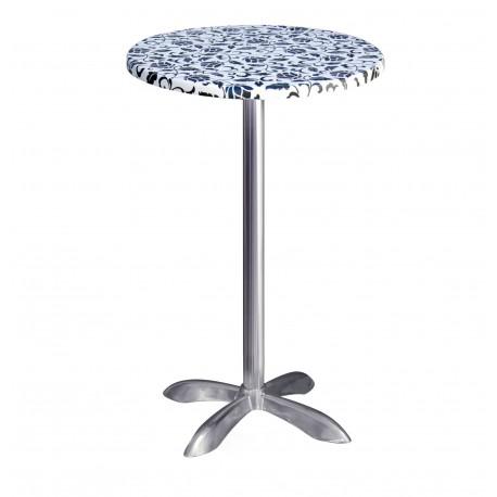 Table Ø70cm WERZALIT SOCLE 4 PIEDS ALU TPIZ028