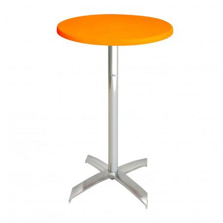 Table Ø60cm WERZALIT SOCLE X ALU TPIZ045