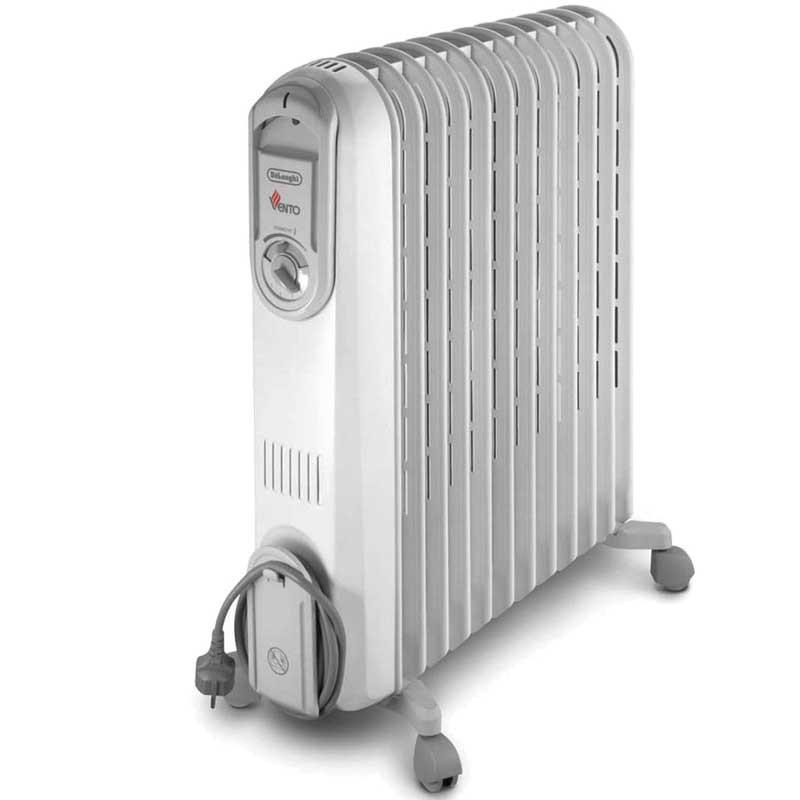 Radiateur bain d'huile DELONGHI Vento V551225 12 éléments - 2500W