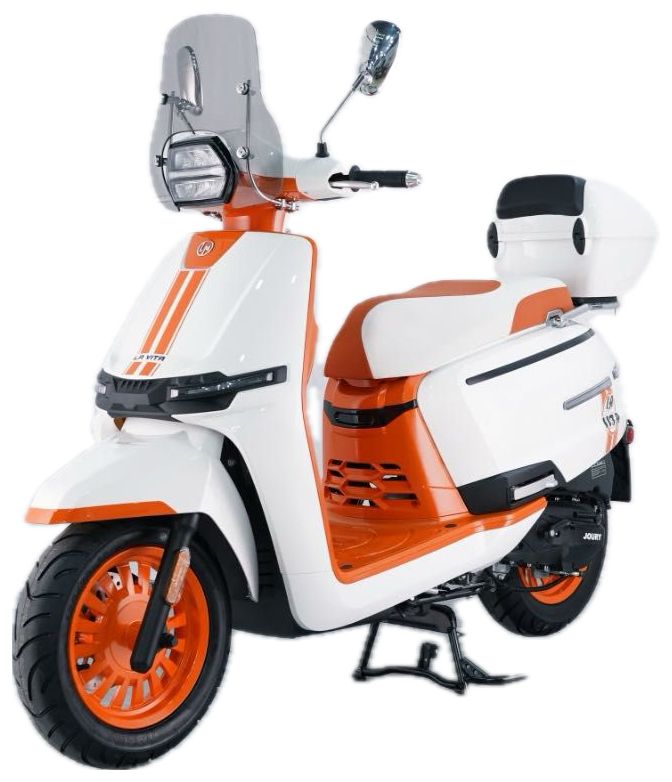 SCOOTER LA VITA 125CC injection - BLANC / ORANGE