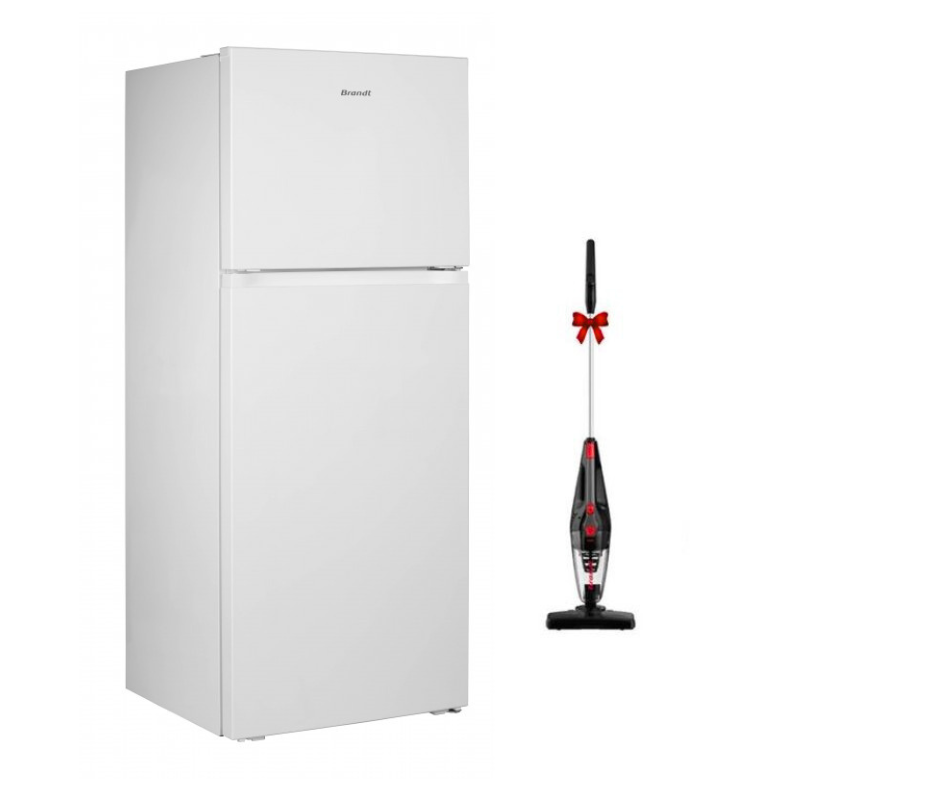 Réfrigérateur BRANDT BD6010NW 600 Litres NoFrost - Blanc + Aspirateur Balai 2en1