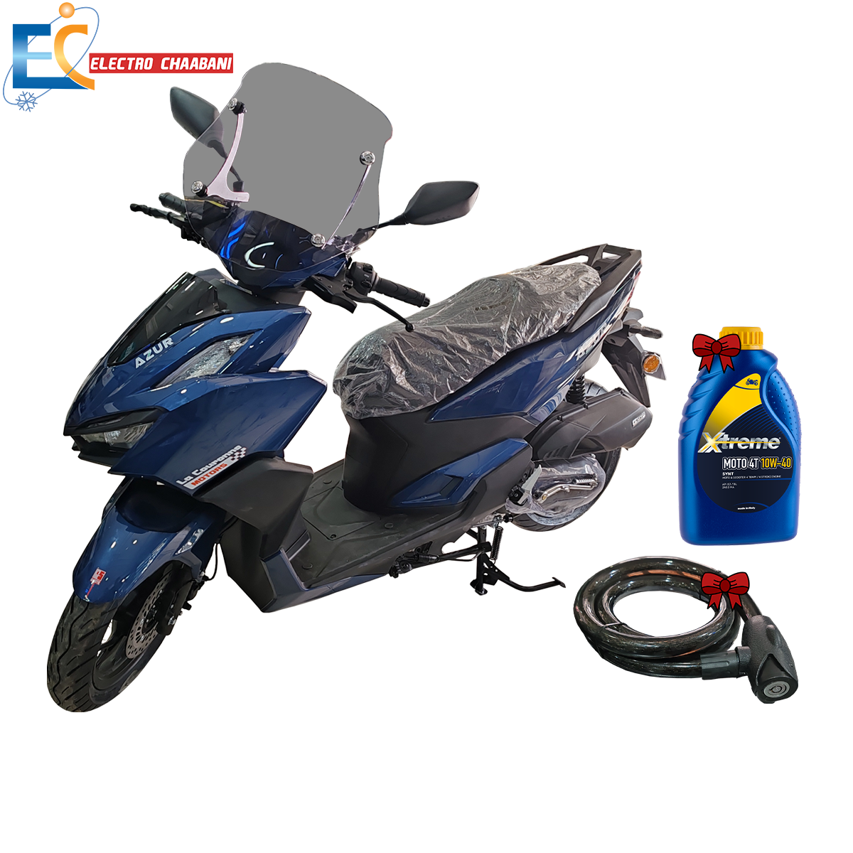 Scooteur SLC AZUR 124 CC - BLEU