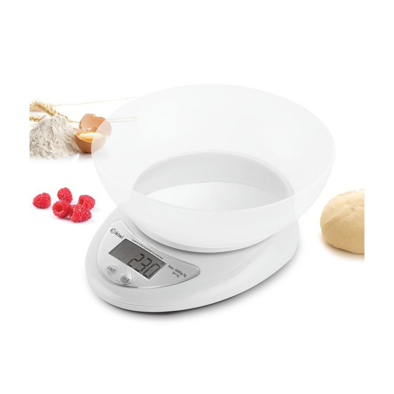 Balance De Cuisine KIWI KKS-1153 5kg - Blanc