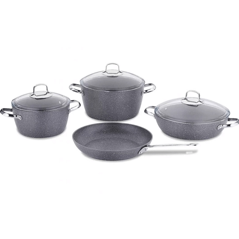 Set De Cuisine Korkmaz A2892 Granite 7 Pièces