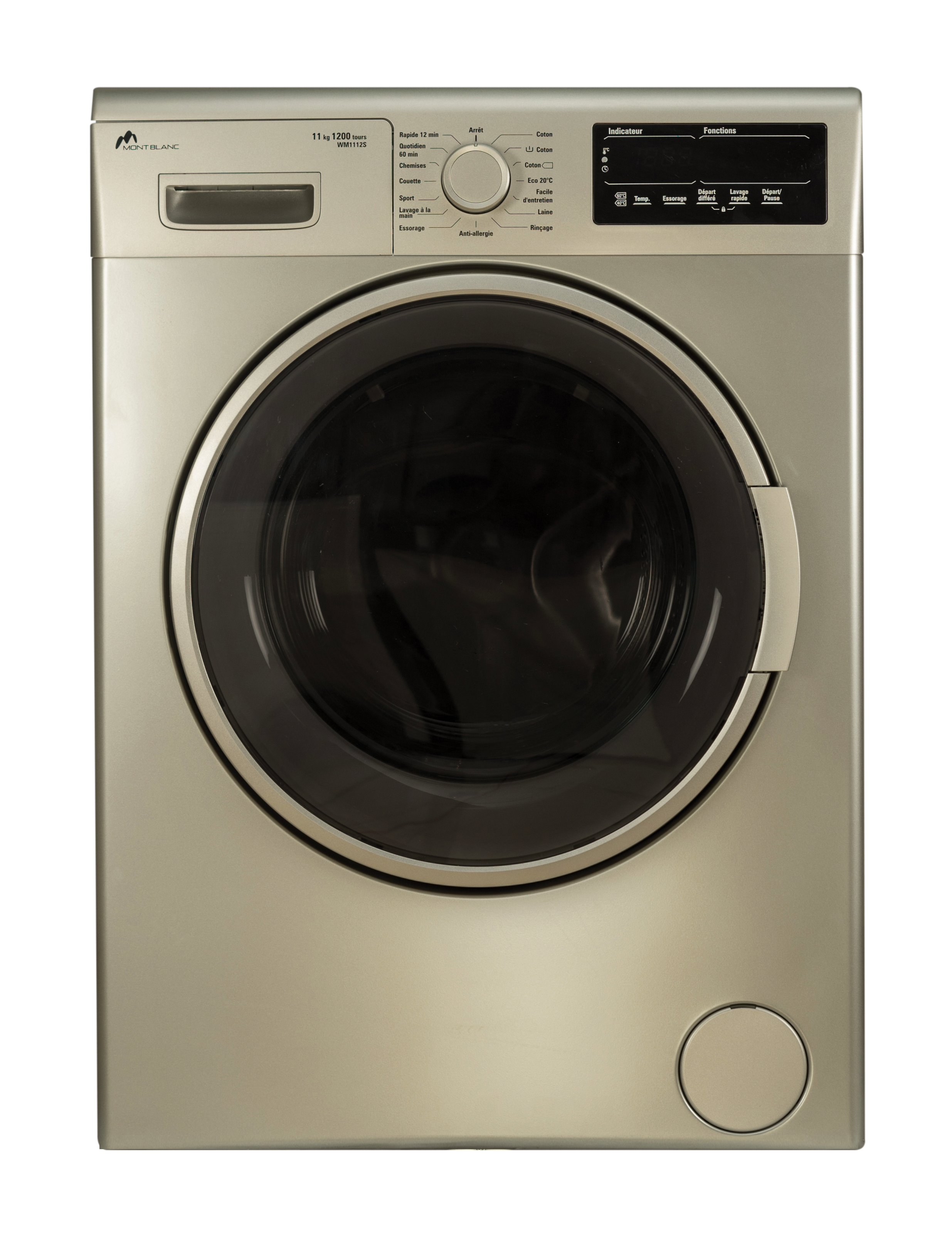 Machine à laver Montblanc Frontale - 11KG - Silver