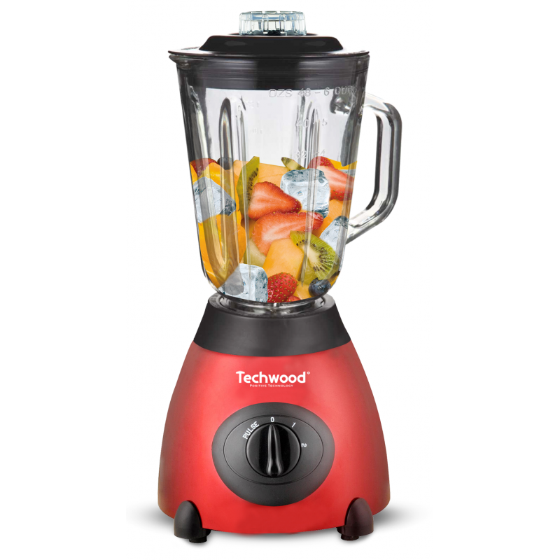 Blender TECHWOOD TBLI-385 500 Watts Rouge