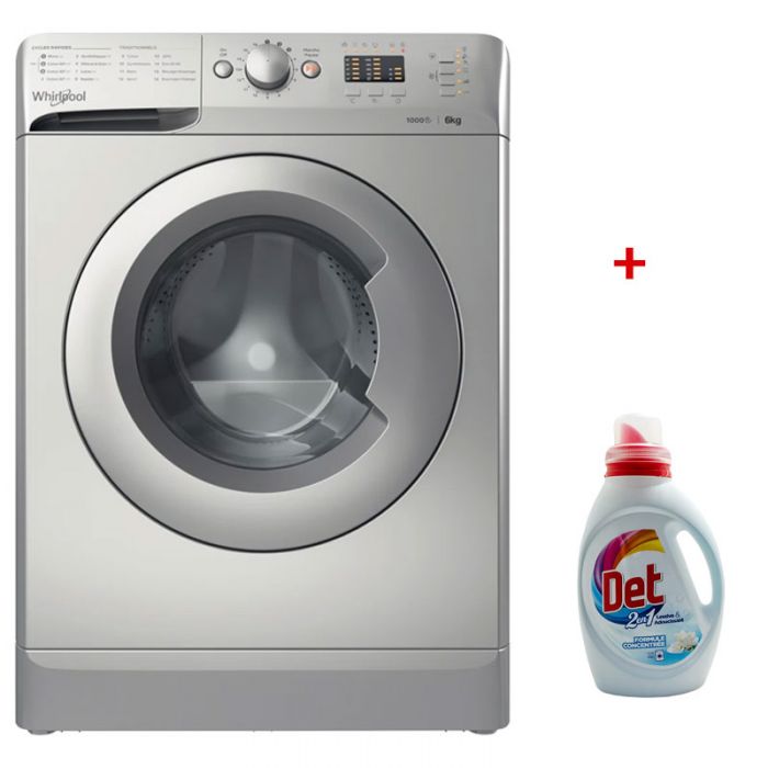 Lave linge Frontale WHIRLPOOL WMTA6101-SNA 6kg - Silver