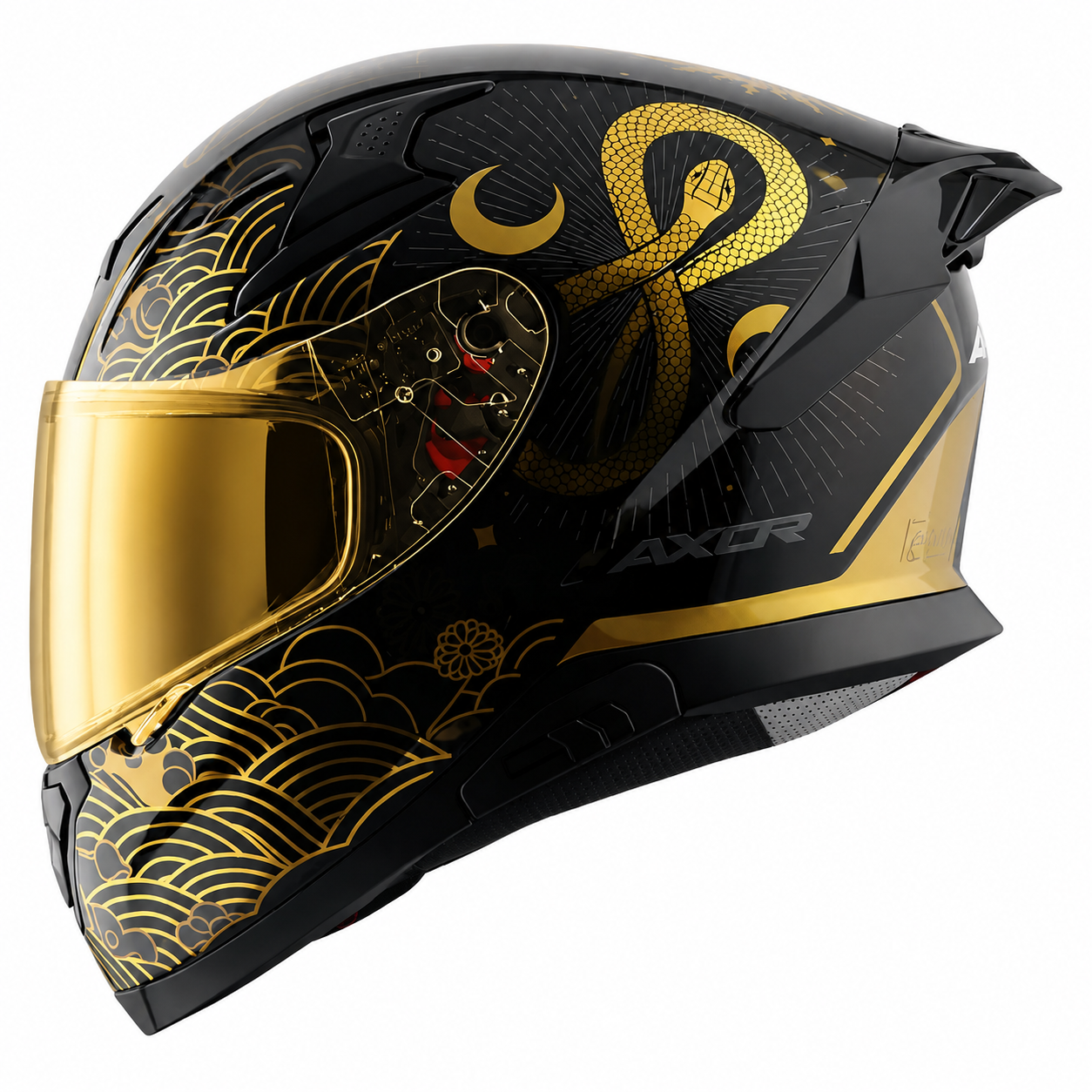 Casque AXOR Apex INFINITY BLACK/GOLD -XL