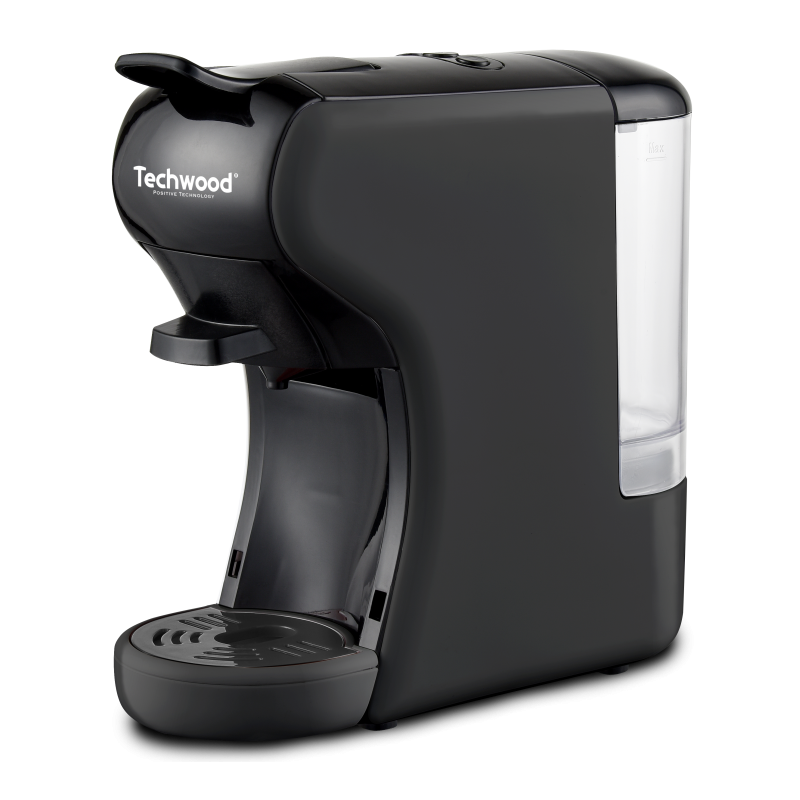 Machine à Café TECHWOOD TCA-196N Expresso 2 EN 1 Nespresso & Dusto Gusto Noir