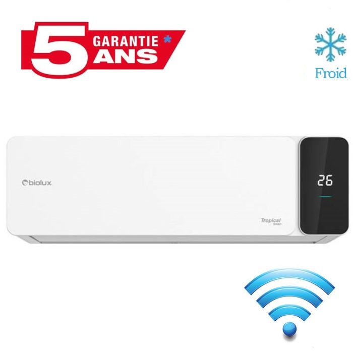 Climatiseur BIOLUX Tropicalisé 12000BTU Froid Smart - Garantie 5ans