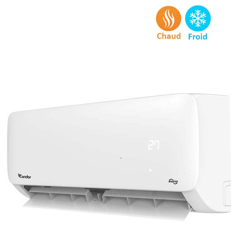 Climatiseur Condor CS09-AL44T3 Inverter 9000 BTU Chaud Froid - Blanc