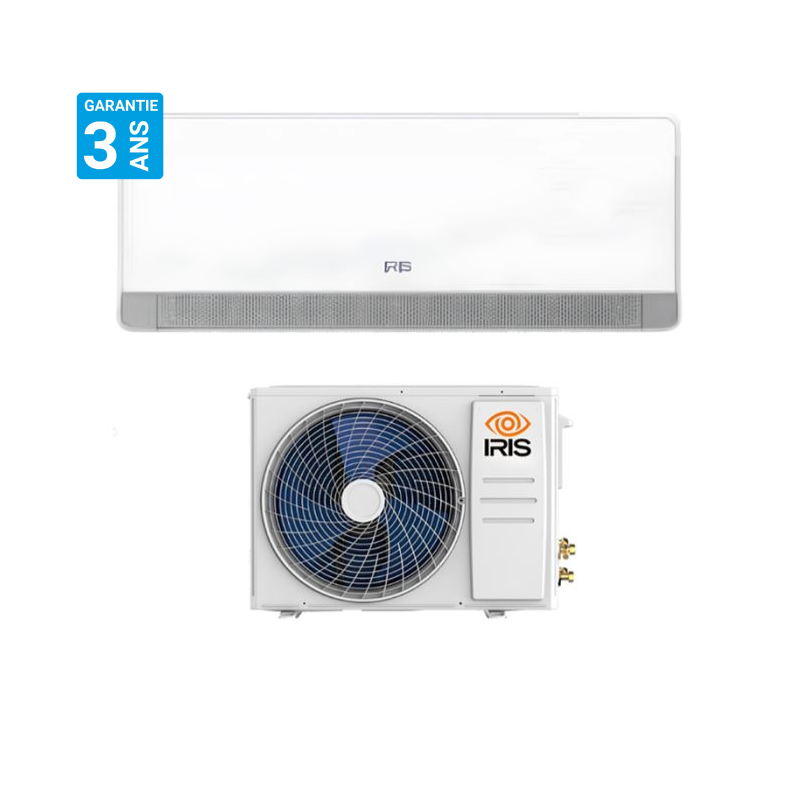 Climatiseur IRIS AZAO+ 12000 BTU Inverter Tropicalisé Chaud / Froid - Garantie 3 ans