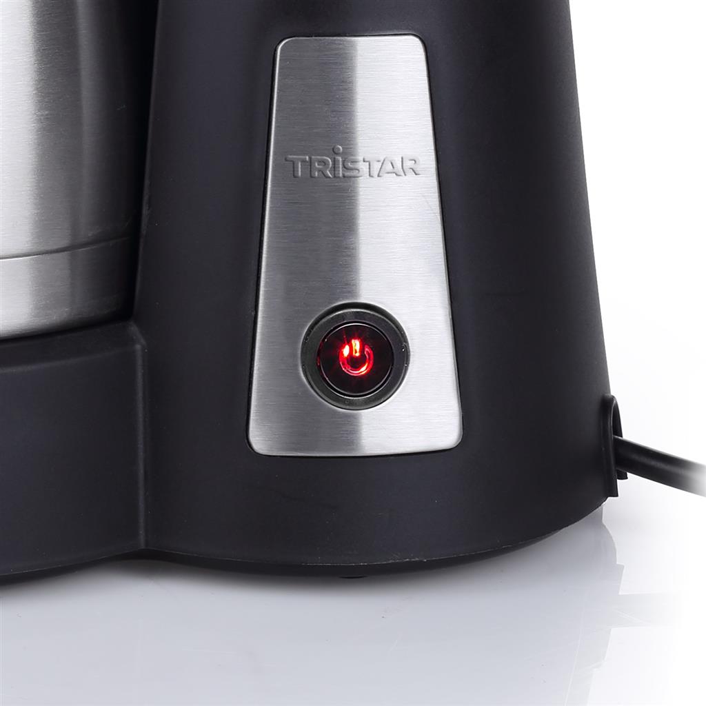 Cafetière Electrique TRISTAR 600 Watt 6 Tasses Noir