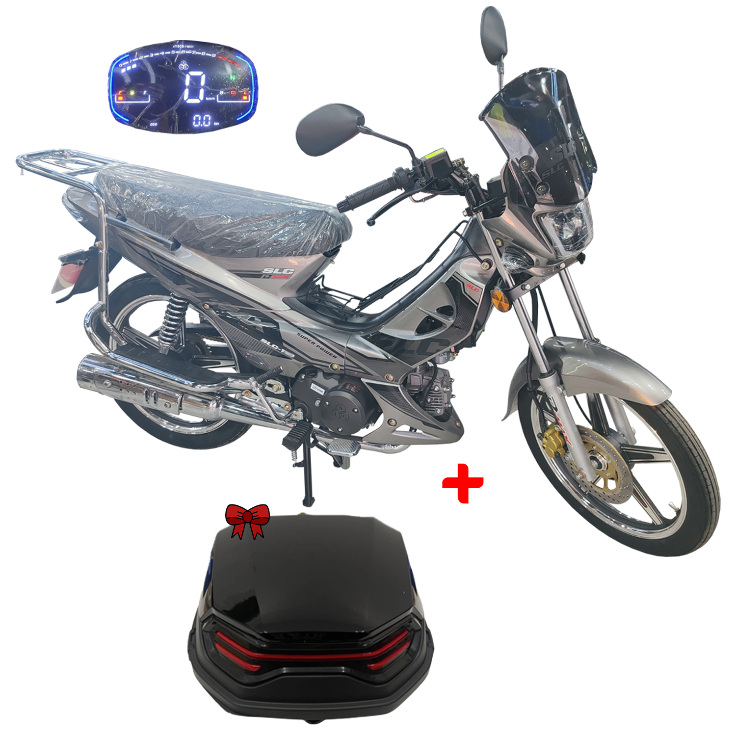 Motocycle FORZA SLC D-MAX+ 124CC - Gris