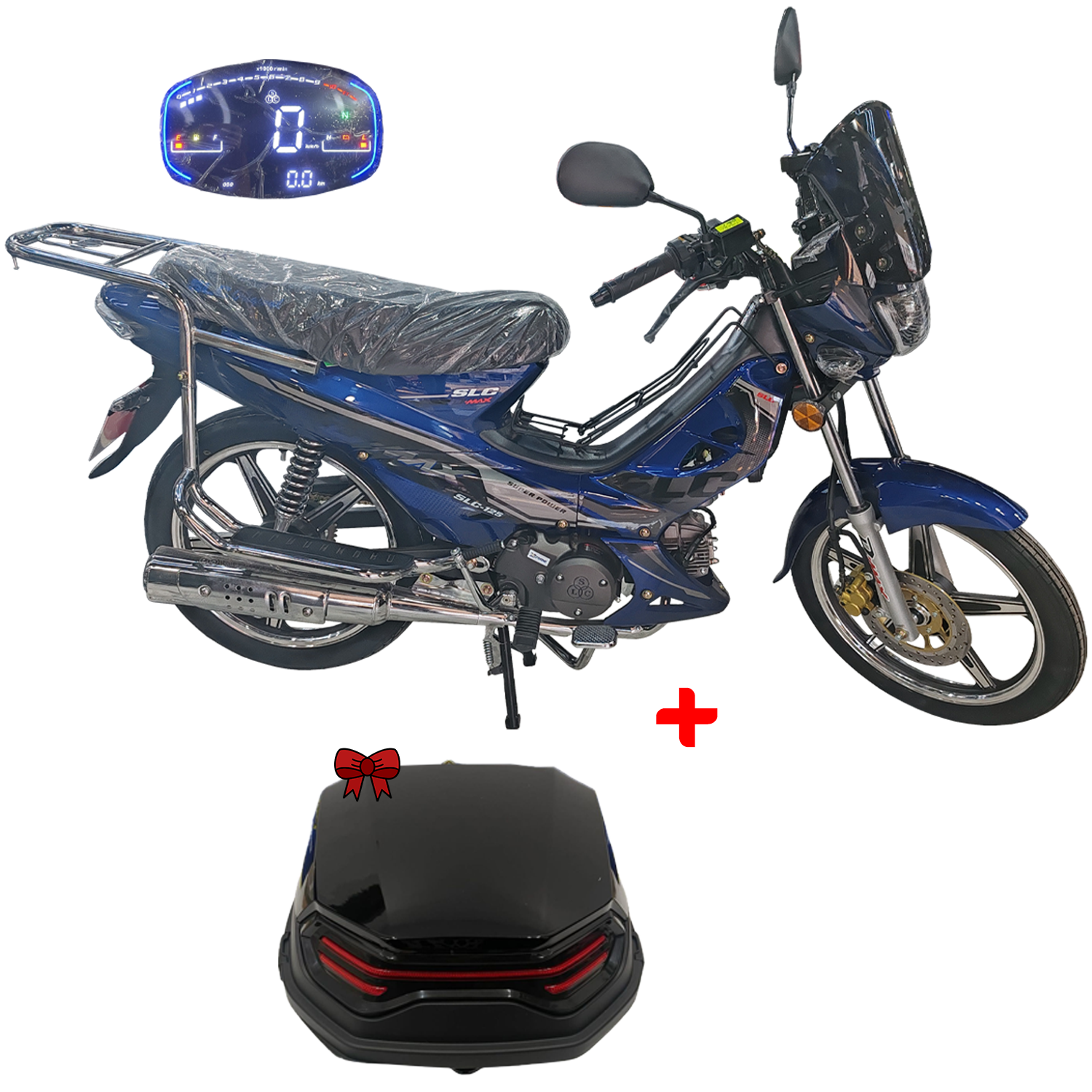 Motocycle FORZA SLC D-MAX+ 124CC - BLEU