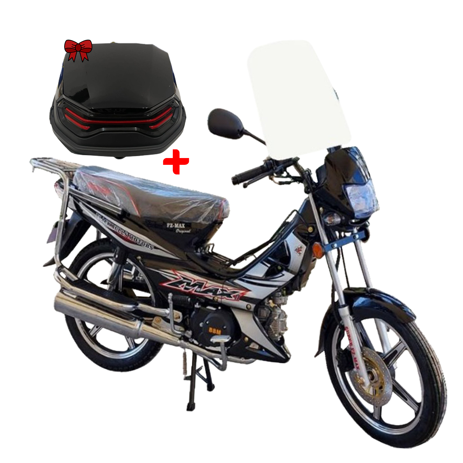 Motocycle FORZA BBM Forza Compteur Digital 125CC - NOIR