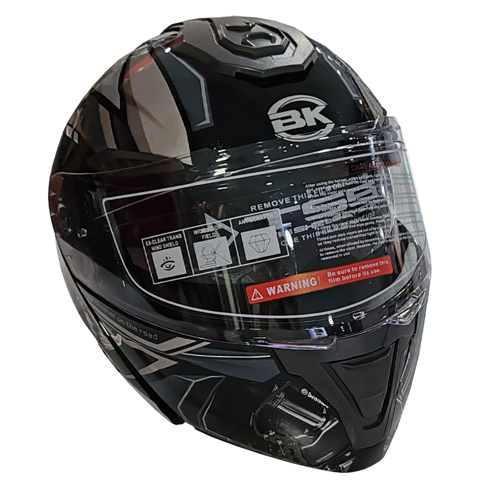 CASQUE B.K 911-DAO DRIVE NOIR-SILVER  / XL