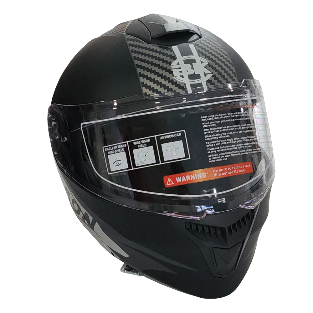 CASQUE B.K 909-POISON STING NOIR MATTE / XL