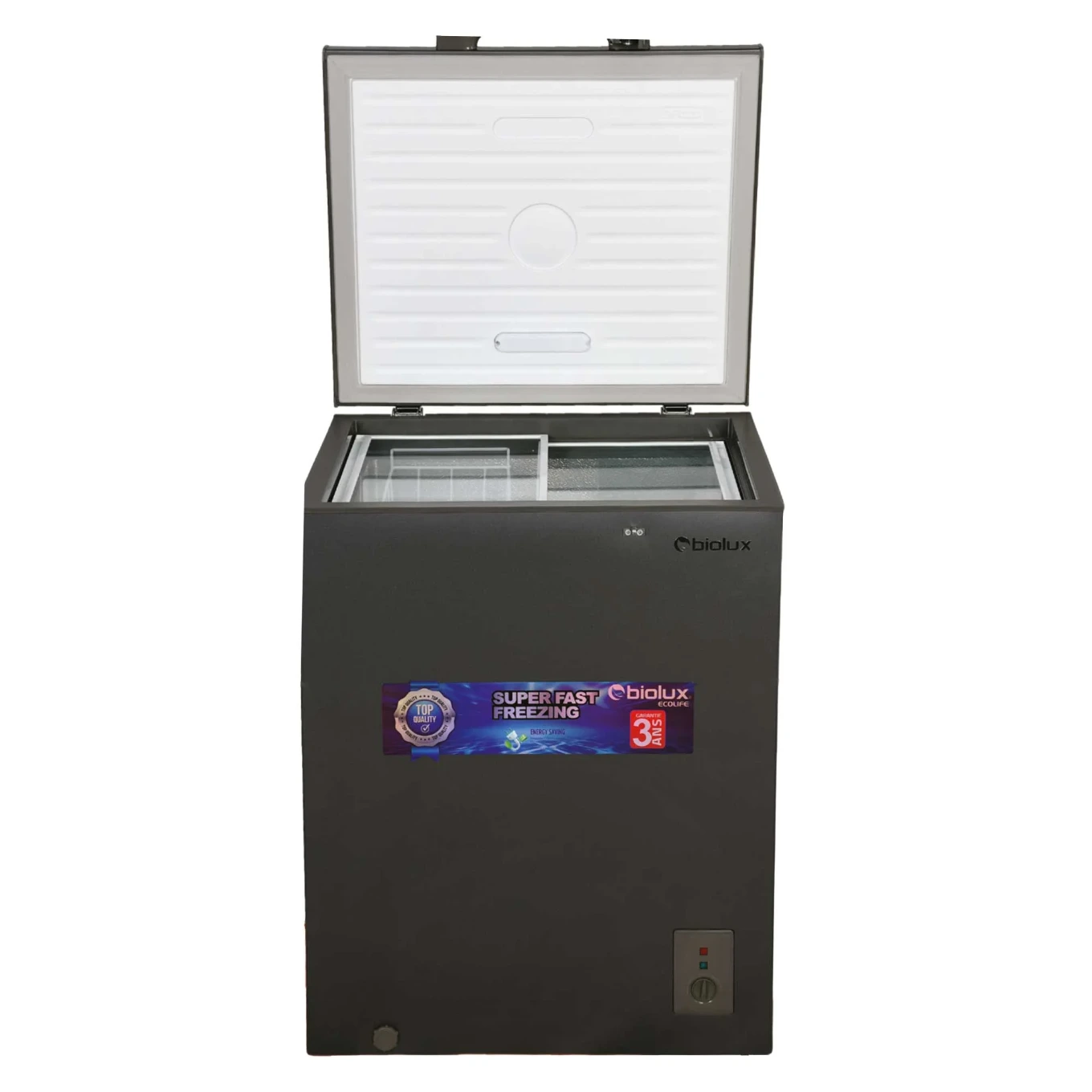 Congélateur Horizontal Biolux MOD.CR18S A/S 180 Litres - Silver