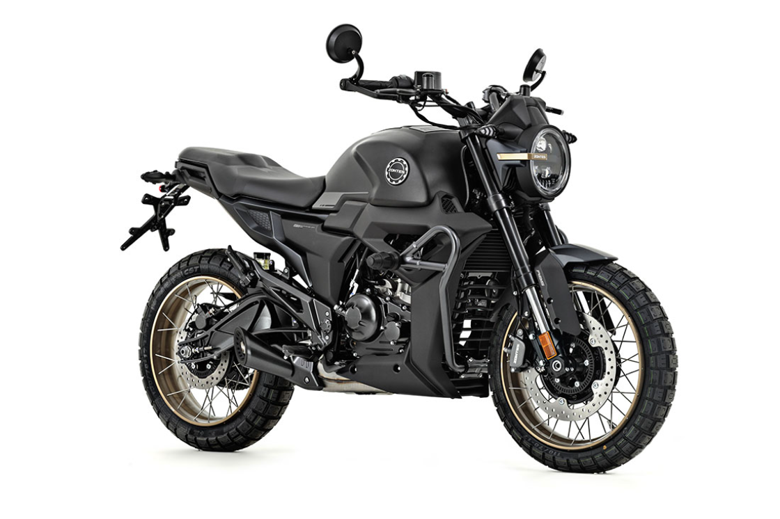 Motocycle ZONTES 125 G1 Scrambler X - 124CC - NOIR