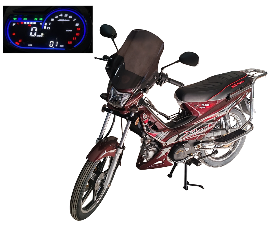 Motocycle FORZA BBM Forza Compteur Digital 107CC new-ROUGE
