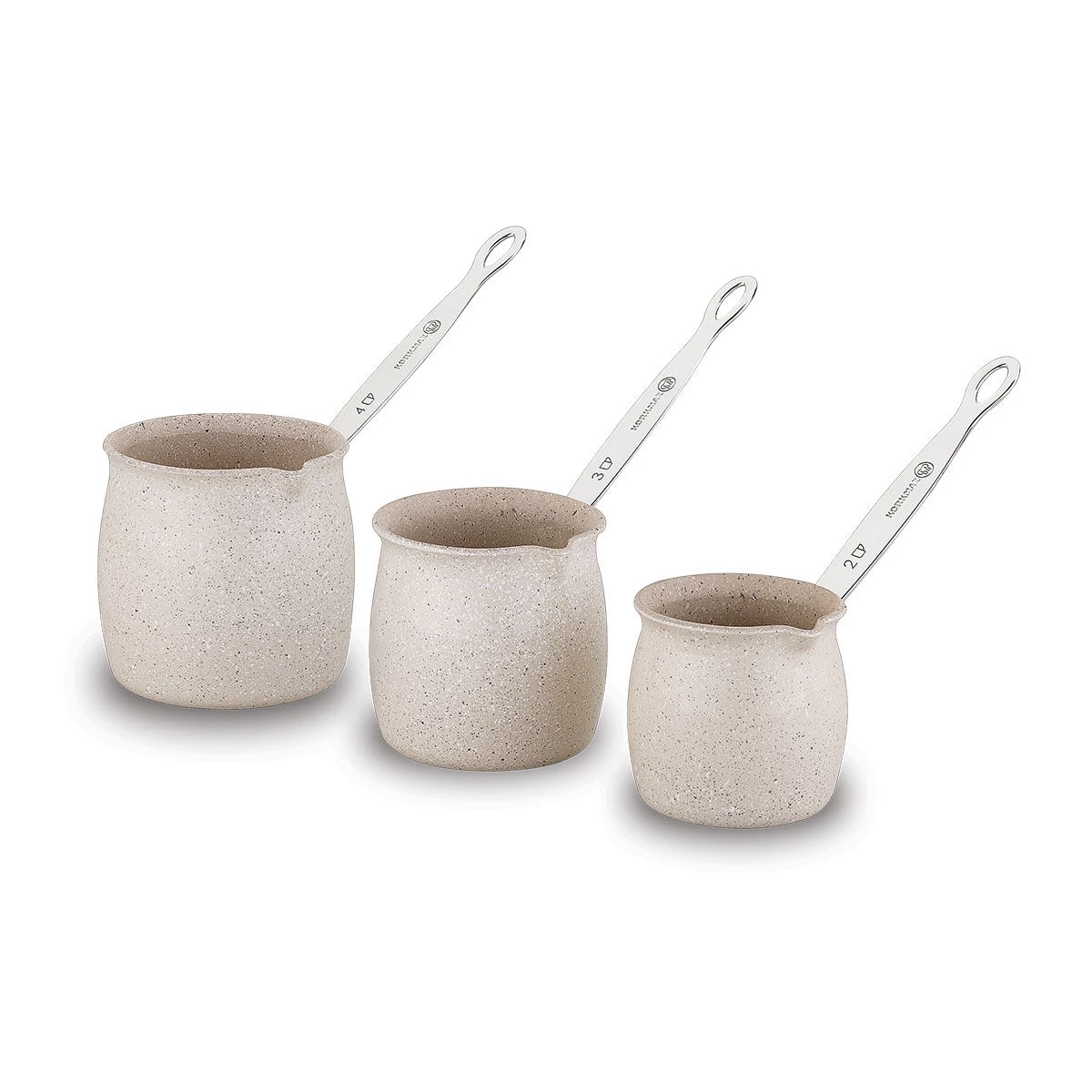 Set de pots de cafetière 3 pieces Korkmaz Granita - A1239