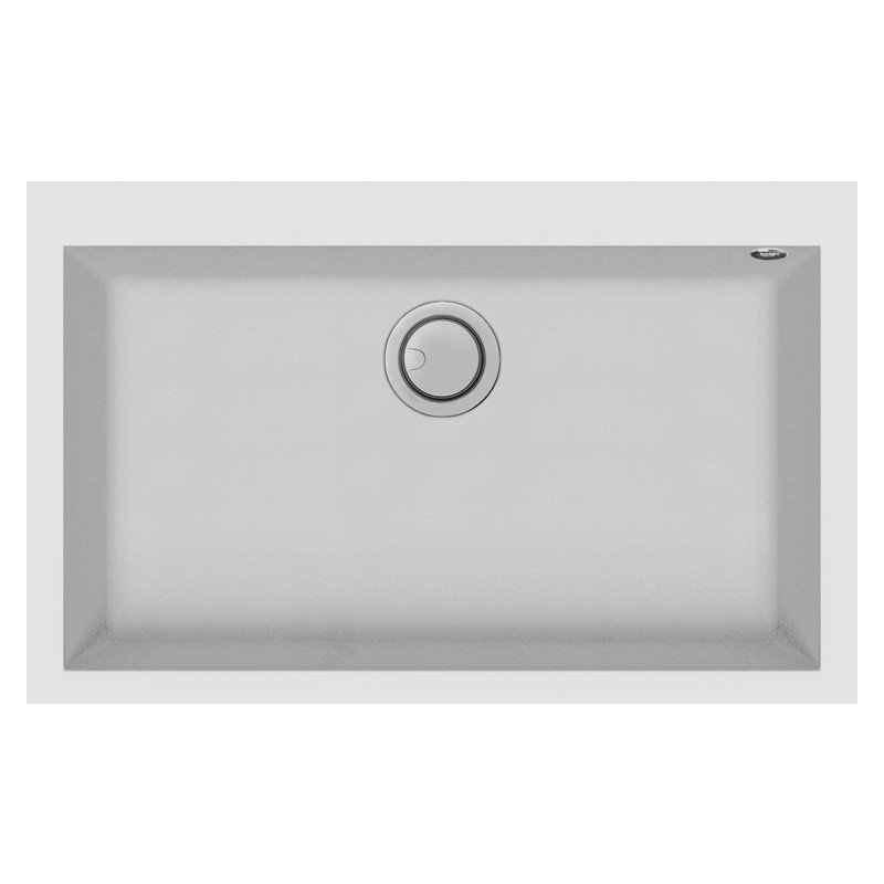 ÉVIER GRANITECK FOCUS QUADRA.80W BLANC