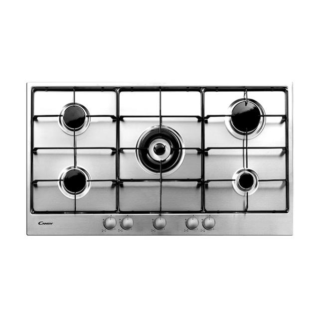 Plaque de cuisson CANDY 5 Feux 90 cm -Inox - PG953/1SX