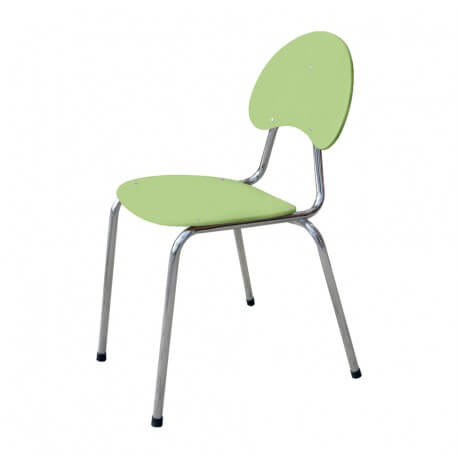 Chaise Chromé SOTUFAB Familia Assise Pistache - CHC0019PIST