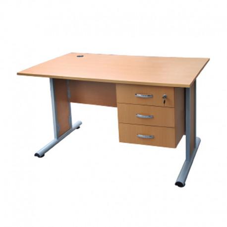 Bureau Opérateur STANDARD STRATIFIÉ + 3 TIROIRS BS0125