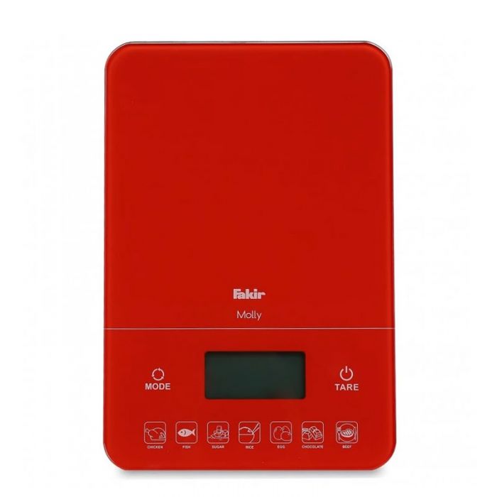 Balance De Cuisine FAKIR Molly 10kg - Rouge