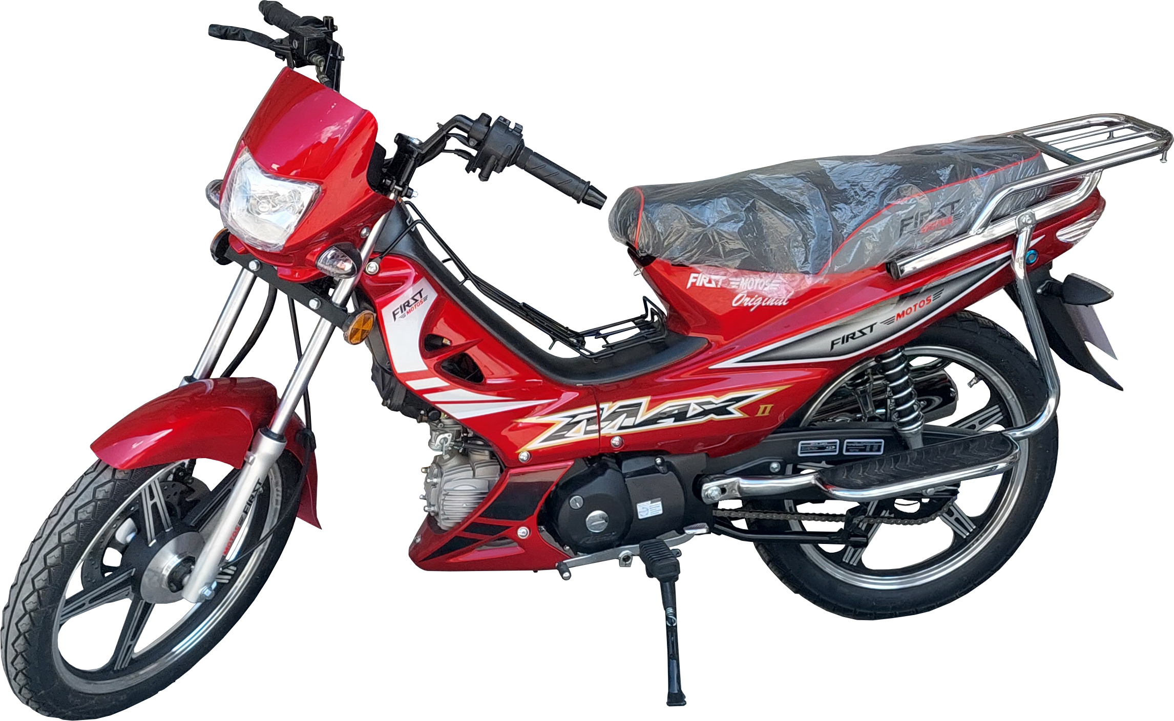 Motocycle FORZA MOTOSTARS FIRST MAXII 2  110CC - ROUGE ( CARTE GRISE)