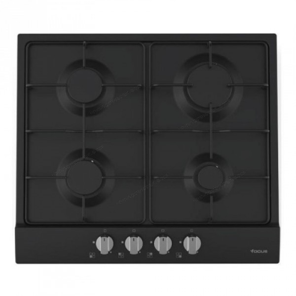 Plaque de Cuisson FOCUS F.401B 4 Feux 60 cm Noir