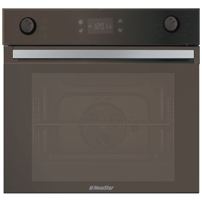 Four Encastrable Ventilé NEWSTAR FOU627MD 76L - Noir Miroir